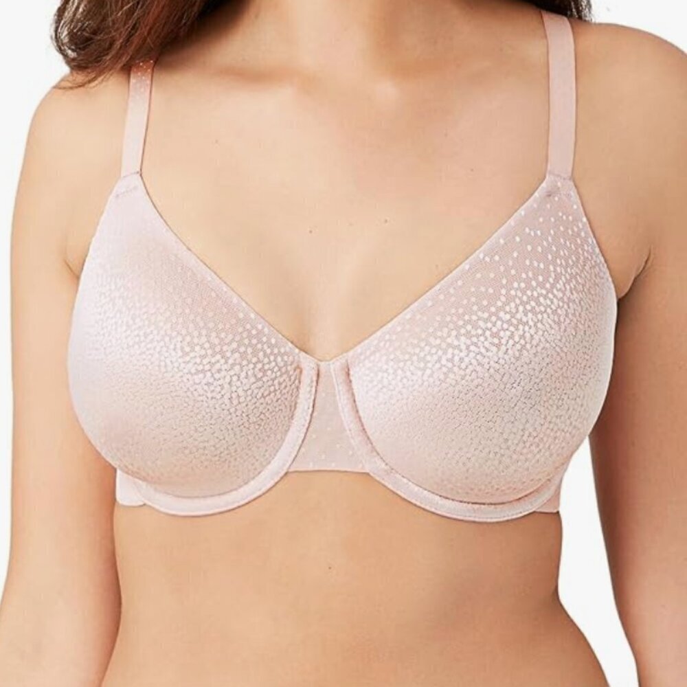 NWT WACOAL Women's Back Appeal Underwire Bra, Rose Dust